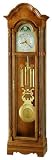 Howard Miller 'Patterson' Oak w/ Rare Olive Ash Burl Wood Floor Clock 611-036
