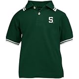 Michigan State Spartans Green Toddler Tipped Polo