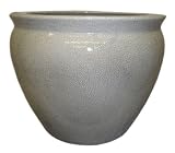 White Crackle Porcelain Fishbowl