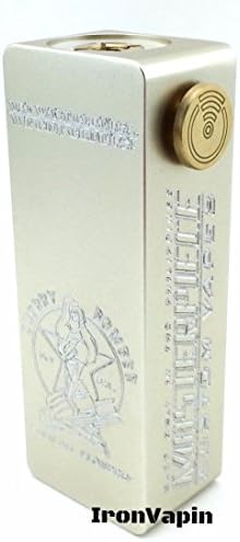 Cherry Bomber MINI Style Box Mod w/ Magnet Upgrade (Gold w/White Engraving) ...