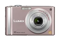 Panasonic Lumix DMC-FS20P 10MP Digital Camera with 4x Wide Angle MEGA Optical Image Stabilized Zoom (Pink)