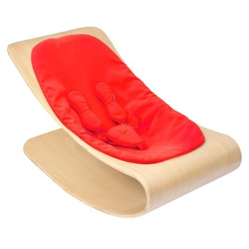 Buy Low Price Cozy Bloom Coco Stylewood Baby Lounger – Natural Frame / Rock Red E10601-NRRL