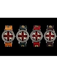 Youyoupifa Ladies Fantasy Digital Quartz Vintage Coffe Leather Strap Wrist Watch