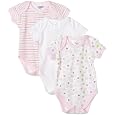 Spasilk 3 Pack Bodysuit - Girl Prints, Pink, Premature