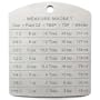 Stainless Steel Endurance Kitchen Cooking Measure Magnet