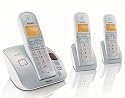 Philips CD 235 Trio mit Anrufbeantworter schnurloses DECT Telefon