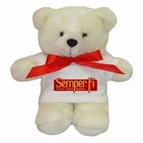 Teddybear Teddy Bear of U.S. Navy Marine Corps Semper Fi Phrase (Always Faithful) (USMC)