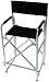 Black Tall Director Chair