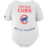 Majestic Chicago Cubs Infant White MVP In Training Creeper