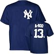 Mens New York Yankees #13 A-Rod Name & Number Tshirt