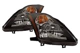 2003-2005 Nissan 350Z Headlights /w Amber (Black)