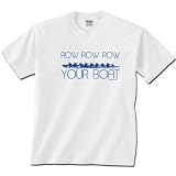 Row Row Row Your Boat Short Sleeve Rowing T-Shirt (Design on Front)