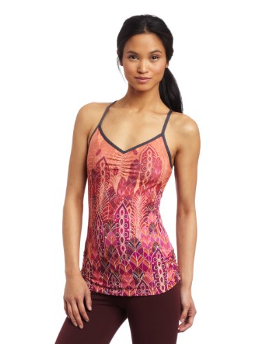 prAna Women's Leyla Top, Large, Melon Viva On Sale