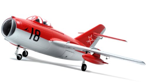 6 Channel EPO 2.4Ghz RC Airplane MIG-15 with Brushless Motor RTF (Red)