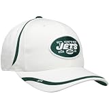 NFL Men's End Zone Structured Adjustable Hat - ND92Z (New York Jets, One Size Fits All)