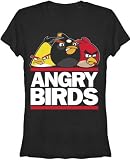 Angry Birds Run Birds Juniors T-shirt, Black, M