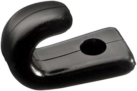 10 J-Hooks & 10 Stainless Steel Screws with Lock Nuts for Kayak Bungee Cord - Lashing Hook