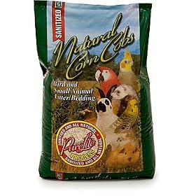 Natural Corn Cobs with the PureLite Process Bird and Small Animal Litter Bedding, 1500 cu.in. by Green Pet Products