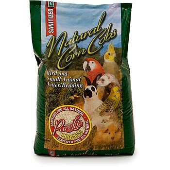 Natural Corn Cobs with the PureLite Process Bird & Small Animal Litter/Bedding, 1500 cu.in.