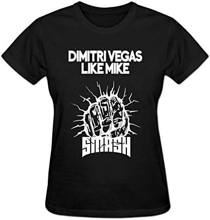 Women's DIMITRI VEGAS&amp; LIKE MIKE Short shirts XL Black