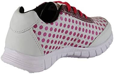Hixxie Girls Little Kid 108H White/Purple Sneaker - 11 M US Little Kid