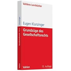 Grundz�ge des Gesellschaftsrechts