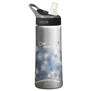 Limited Edition Water.org CamelBak Groove Water Bottle (Stainless Steel)