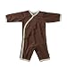 Baby Soy Chocolate/Tea Trim Kimono Onepiece, 18-24M