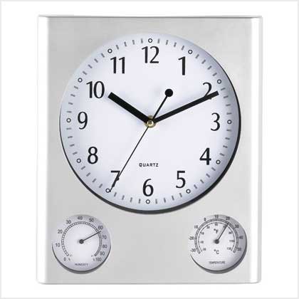 Weather Station Wall Clock