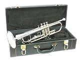 B - Flat Student Trumpet with Case - Brilliant Silver - B000VPNVQ4