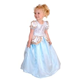 Cinderella Deluxe Dress-up Costume MEDIUM (3-5)