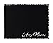 Personalized Wallets for Men Custom Your Name Personalized Dad Gifts Fathers Day Gifts for Dad Grandpa Graduation Gifts for Son Brother Laser Engraved Leatherette Bifold Wallet Black