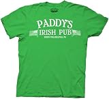 St. Patrick's Day Paddy's Irish Philly Pub Green T-shirt Tee (XXX-Large)