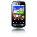 LG P350 Optimus Me Smartphone (7,11 cm (2,8 Zoll) Display, Touchscreen, Android OS, 3 Megapixel kamera) silber