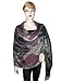 Designer Tawny Port Jamawar Pashmina Wrap Throw Reversible Women's Shawl