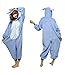 LATH.PIN Unisex Costume Animal Cosplay Onesie Adult Pajamas Anime Cartoon Sleepwear (S, Blue Stitch)