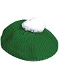 St Patricks Day Green White Retro Irish Golf Tam Hat