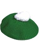 St Patricks Day Green White Retro Irish Golf Tam Hat