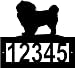 Custom Crafted TIBETAN SPANIEL Steel Address Sign