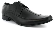 Base "Accused" Mens Leather Lace Up Formal Shoes - Black