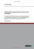 Implementierung des Balanced Scorecard Konzeptes