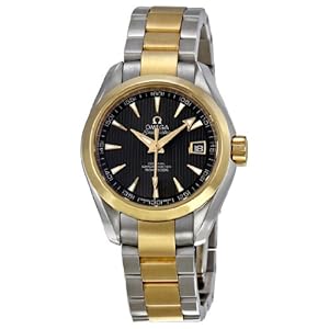 Omega Women's 231.20.30.20.06.002 Seamaster Aqua Terra Teak Grey Dial Watch (Watch)
