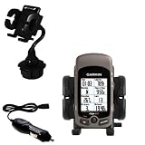 Garmin Edge Auto Cup Holder with Car Charger - Uses Gomadic TipExchange