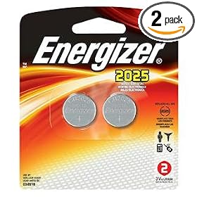 Energizer 2025BP-2 Lithium Button Cell Battery (2 Pack)