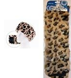 Tiger/cheetah/leopard Print Faux Fur Polar Fleece Headband Earmuffs Ladies Furry Winter Hat Cap