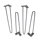16インチ　Hairpin legs　２脚　テーブル用脚　　家具用脚パーツ　補修部品　交換用　取付脚　家具　DIY