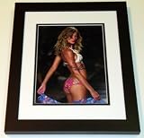 Gisele Bundchen Autographed/Hand Signed 8x10 Supermodel Photo BLACK CUSTOM FRAME