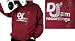 Def Jam Recordings - EMBROIDERED LOGO Hoodie , Burgundy