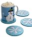 Chilly Chaps Christmas Coasters