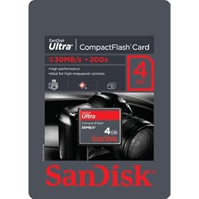 SanDisk Ultra Compact Flash Card - 4GB